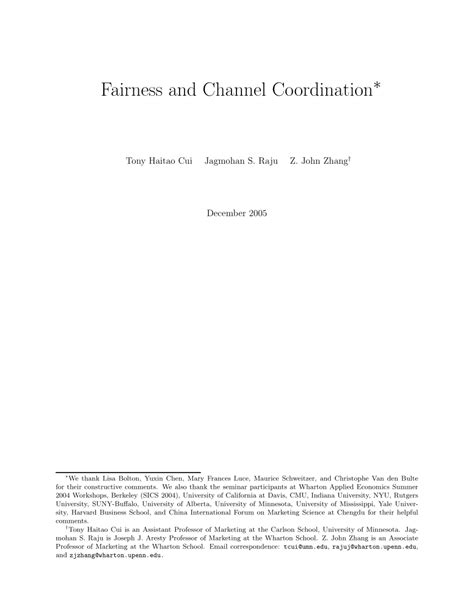 chanel coordination|fairness and channel coordination.